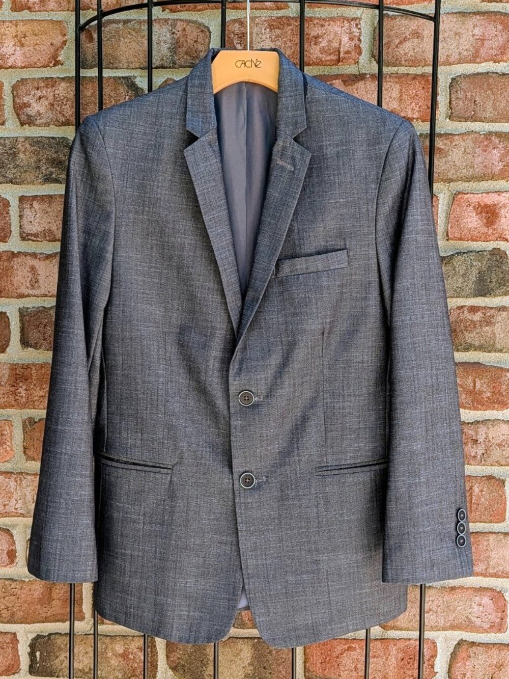 Calvin Klein - Gray Blazer Suit Jacket - Size 16 Kids